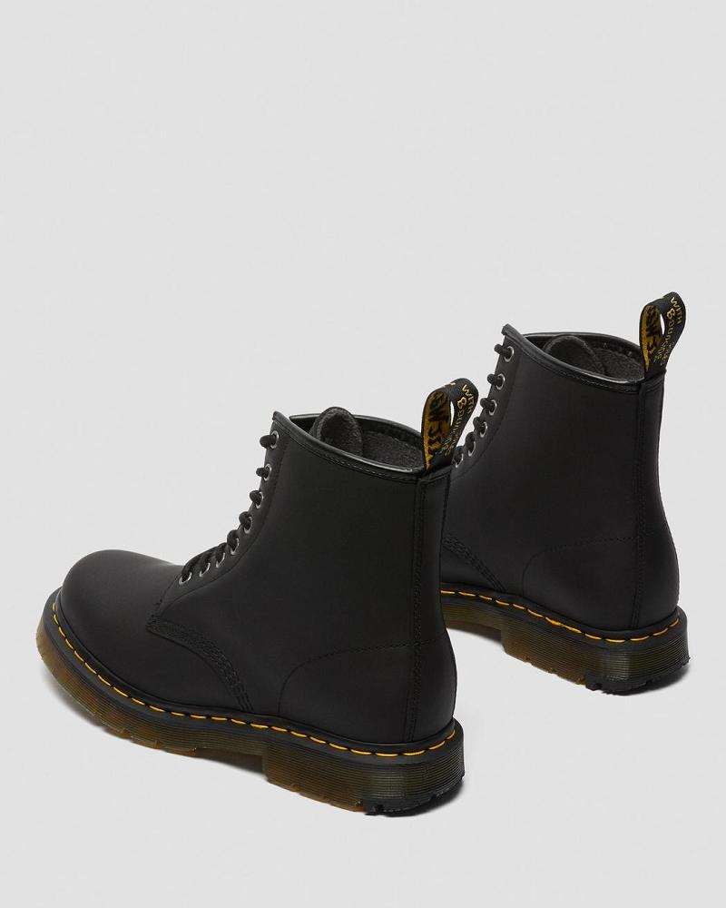 Men's Dr Martens 1460 DM's Wintergrip Lace Up Boots Black | AU 507MQZ